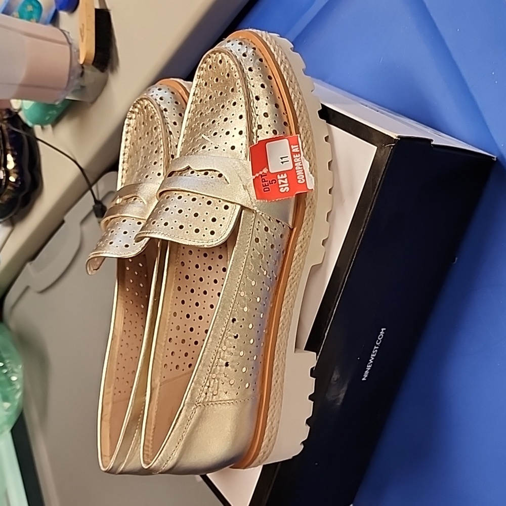 Nine West grad school loafers